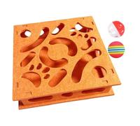 Giocattolo Puzzle Per Gatti Da Interni - Gioco Interattivo Di Arricchimento Con Palline, Gioco Su Pista Labirintica, Ricerca Stimolante Del Nascondino | Per La Casa, L'appartamento, La Fattoria, Il Ga