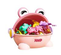 Giocattolo Rana Rimbalzante-Saltare Il Gioco del Rospo, Giocattolo Puzzle per Le Dita | Set di Rane Colorate con Container, Giocattolo da Gioco Interattivo per Bambini, Ragazzi, Ragazze, di
