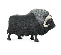 Giocattolo realistico bue muschiato tori per bambini piccoli regalo | Miniatura PVC dipinta a mano per insegnamento cognitivo e decorazione casa con animali della fauna