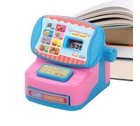 Giocattolo Registratore Di Cassa Da Supermercato,Soprammobile Interattivo Realistico | Giocattolo Classico Conta-Soldi per Gioco di Finzione - Per Bambini Piccoli Bambini In Età Prescolare Casa Sala G