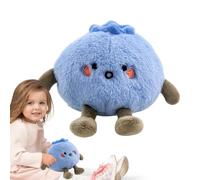 Giocattolo ripieno di mirtilli - Peluche a forma di frutti di bosco, bambola divertente | Accogliente accompagnatore in miniatura, leggera espressione sciocca per il piacere
