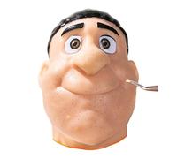 Giocattolo riutilizzabile for spremere i brufoli - Giocattolo realistico for alleviare lo stress che scoppia pustola Allevia lo stress e l'ansia(Black)