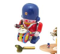 Giocattolo robot da sollevamento per bambini, robot da sollevamento in metallo, stile vintage, giocattolo di sviluppo per le preferenze robotiche, giocattolo d'azione a tamburo per la collezione