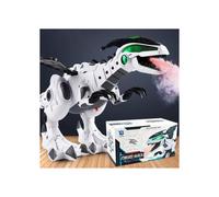 Giocattolo robot dinosauro spruzzatore d'acqua con luce verde e bianca per bambini, per giocare sia all'interno che all'esterno.