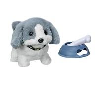 Giocattolo robot per cani, cane robot elettronico - Cucciolo robot camminatore elettronico peluche con osso,Giocattoli interattivi in peluche per i più piccoli, set di giochi di simulazione di cura