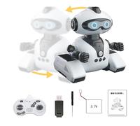 Giocattolo robot remoto, robot telecomandato per bambini - Robot programmabile con rilevamento dei gesti con occhi a LED - Giocattolo interattivo per la programmazione di canzoni da ballo per bambini