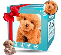 Giocattolo Robotico Interattivo Realistico a Forma di Cucciolo, Cammina, Abbaia e Muove la Coda, Cane Elettronico con Movimenti Realistici per Bambini e Adulti cat