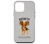 Giocattolo russo cane piccolo cane grande atteggiamento Pet design Custodia per iPhone 12 mini