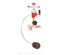 Giocattolo Schaukelfigur Clown, Assortito H = Ca 23,5 CM Nuovo Monti Metalliferi
