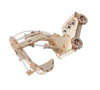 Giocattolo Scientifico in Legno Assemblaggio Manuale Escavatore Idraulico in Legno Modello Per Bambini Giocattolo Didattico Scientifico Per La Fisica Sussidio Didattico Per La Fisica Sostenibile