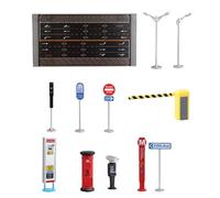 Giocattolo Segnali Stradali - Semaforo A Batteria Con Manuale | Strada | Segnali Stradali Giocattolo | Giocattoli Modello Di Trasporto Urbano | Mini Traffico | Giochi Di Ruolo Educativi Per La Casa, L