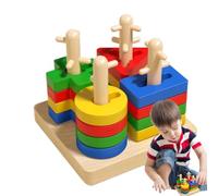 Giocattolo Selezionatore Di Forme Per Bambini - Di Riconoscimento Di Forma E Colore | Gioco Di Impilamento Per L'apprendimento Dello Sviluppo Per Ragazzi E Ragazze Di Età Compresa Tra 3 E 6 An