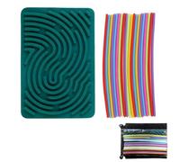 Giocattolo sensoriale. Busy board 3 anni. Giocattolo autismo. Sensory toys.Sensory Activity Board ard, adatto per persone con autism, ADHD, stress e anxiety. Con borsa da viaggio e 20 accessori cords