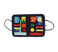 Giocattolo Sensoriale Busy Board per L'apprendimento dei Viaggi dei Bambini e Lo Studio Indipendente. 1 Feltro per Capelli