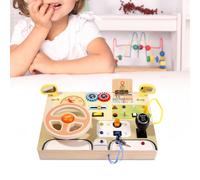 Giocattolo sensoriale Montessori con interruttore a LED per bambini piccoli