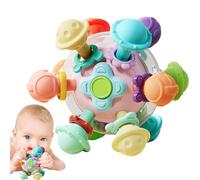 Giocattolo sensoriale per la dentizione, Palla giocattolo sensoriale colorata Fidget, Palla giocattolo, giocattoli da masticare per alleviare la dentizione, giocattolo da viaggio Puzzlegame