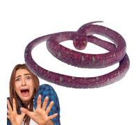 Giocattolo serpente di - Modello realistico di pitone in morbida da 70 cm, decorazione di scherzo di vipera finta | Accessorio deterrente per da giardino, accessorio per feste d