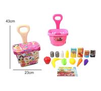 Giocattolo Set Trolley Market Carrello con Accessori