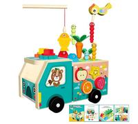 Giocattolo Shape Sorter - Attività Motorie Fini,Giocattolo Tira Ravanello con Forme per Bambini - per Scuola Asilo Casa Viaggi Giorno