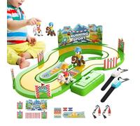 Giocattolo Simulazione Pista in Movimento Interattiva per Due Giocatori | Giocattolo Wireless Pista Corse Con Movimento Per Compleanni Scuola Serate Adulti Genitori