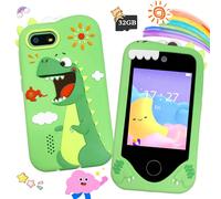 Giocattolo smartphone per bambini da 3 a 10 anni, con schermo touch da 2,8 pollici, include musica, video, giochi, fornito con scheda da 32 GB, regalo di Natale e compleanno, giocattolo educativo Tele