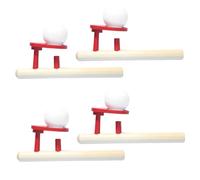 Giocattolo Soffia Palline Fluttuanti 4 Pezzi Legno Plastico