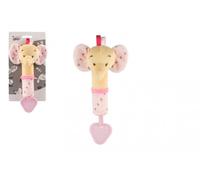 Giocattolo sonoro elefante rosa