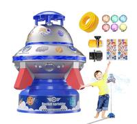 Giocattolo Sprinkler | Giochi Acquatici Esterni Con Spruzzatori,Disco Volante Rotante 360° Con Illuminazione Per Rinfrescare Animali In Giardino Spiaggia Parchi Per Cani E Centri