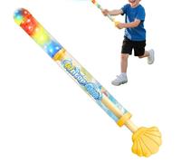 Giocattolo Squirter - ABS 35x6,5x3,5 cm | a spruzzo d'acqua a LED con design di fuochi d'artificio a 70 fori, giocattolo elettrico per pistola ad acqua per bambini, gioco all'aperto per feste