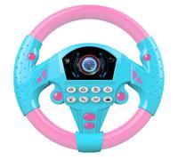 Giocattolo sterzante per bambini - Volante interattivo per auto con suono leggero, gioco di imitazione di guida, divertente apprendimento della sicurezza , design educativo | Attività di immag