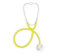 Giocattolo stetoscopio per bambini, finto stetoscopio con punta in metallo e diametro di 45 cm, per