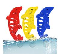 Giocattolo subacqueo in piscina - Set di 3 giocattoli d'acqua a forma di delfino, giocattoli da nuoto e immersioni per bambini | Giochi d'acqua estivi in piscina