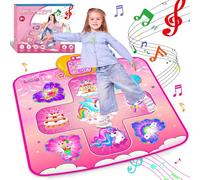 Giocattolo Tappetino da Ballo,Regali per Bambini da 2 3 4 5 6 + Anni Ragazze, Giocattolo Tappeto da Ballo Unicorno da 3 4 5 6 + Anni Ragazze, Regalo Ragazze,5 Livelli di Danza,Compleanno Natale