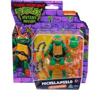 Giocattolo Tartarughe Ninja Michelangelo Action Figure 12 cm con Accessori