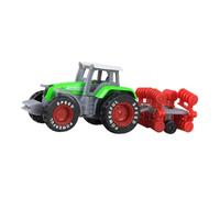 Giocattolo Trattore Agricolo, Piccolo Veicolo da Costruzione, Giocattolo Educativo, a Spinta E a Frizione, per Bambini dai 3 Anni in su, Verde