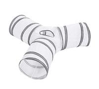 Giocattolo Tunnel Pieghevole per Gatti a 3 Vie - Tunnel Interattivo per Animali Domestici per Gatti e Pezzi, attività Indoor/outdoor, Versatile Giocattolo Tunnel per Gatti per &