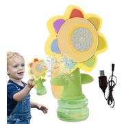 Giocattolo Ventilatore A Bolle Di Girasole - Maker Di Bolle Elettriche, Macchina Portatile A Prova Di Perdite | Generatore Di Output Ad Alto Contenuto Di Output Con Caratteristica Di Streaming