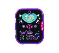 VTech KidiSecrets Selfie Music 2.0 Black Version, Diario Segreto Interattivo per Bambini con Doppia Fotocamera e MP3, Diario Elettronico con Tastiera, Lingua Italiana, Batterie Incluse, 6+ Anni