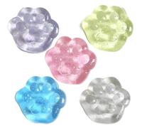 Giocattolo Zampas Squishy T-aba, Confezione 5 Giocattoli Squishy Zampas Gatto, Antistress Zampe Gatto Spremere Giocattoli, Giocattolo Sensoriali Rilassanti Pizzicare Stringere, Per Bambini Adulti