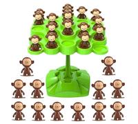 Giocdo di bilanciamento - albero 'equilibrio delle scimmie | impilabile per bambini | Giocattoli educativi Matematica Conteggio Apprendimento Gioco da tavolo per ragazzi Ragazze Concentrazion