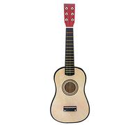 Gioche per chitarra per bambini Zenithaur, chitarra portatile per bambini di età compresa tra 3 e 6 anni, divertente strumento musicale per il gioco casalingo (Colore di legno)