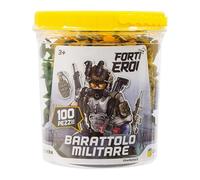 GIOCHERIA Barattolo Militare 100 Pezzi