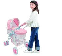 Coccole e Baci - carrozzina deluxe 3 in 1, color rosa, età 3+, GGI210059