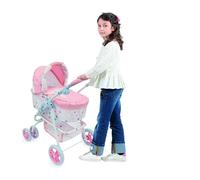 Coccole e Baci - carrozzina deluxe 3 in 1, color rosa, età 3+, GGI210059