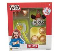 GIOCHERIA GIOCHI DI CASA SET UOVA 8 PEZZI APRI LE UOVA E DIVERTITI A CUCINARE 3+