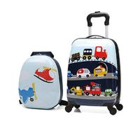 Giocheria Set Trolley e Zainetto Macchinine in Pvc