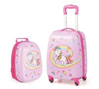 Giocheria Set Trolley e Zainetto Unicorno in Pvc