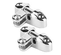 Giochi a Ponte della Barca, Cardini in Acciaio Inossidabile Hardware del Ponte Barca Hardware 180 Gradi Bimini Rotabile con Cuscinetto in Gomma per Barche Yacht Rimorchio per Auto