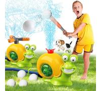 Giochi Acqua Bambini,Irrigatore Giardino Irrigatore d'acqua E Irrigatore Irrigatore Ad Acqua Bambini Forma Di Lumaca Set Di 2 Teste Irrigatori Spray Per Esterni Per Cortile,Prato,Giardino