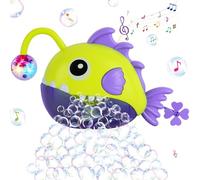 Giochi Bagnetto 1 2 3 4 5 Anni, Bolle di Sapone Bambini Giocattoli da Bagno, Giochi Bambini Bubble con Bolle Macchina con Musica,per Regali Compleanno Pasqua Natale